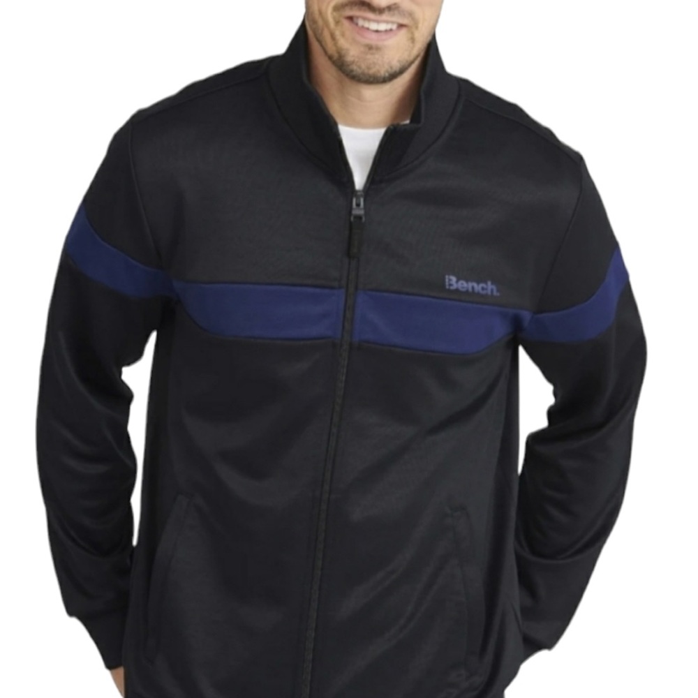 Black and Blue Bench Zip Up Sweater (S)